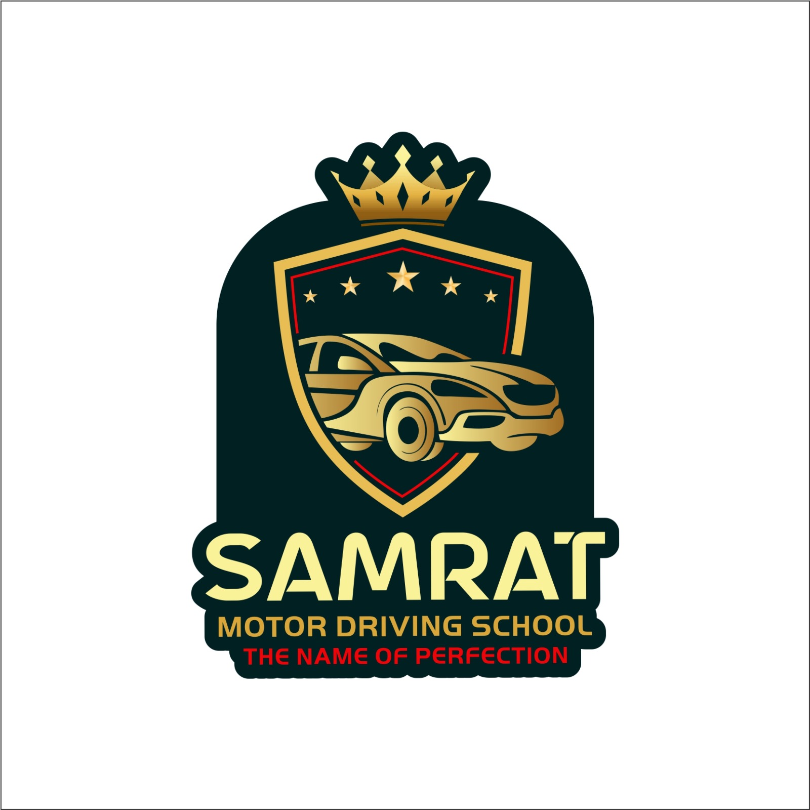 Samrat Motor Driving School logo